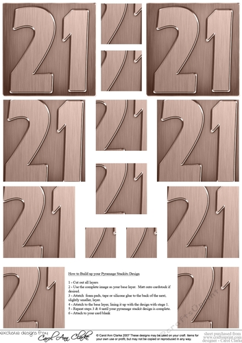 21st Metallic Age Pyramage sheet