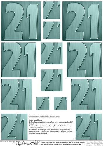 21st Metallic Age Pyramage sheet