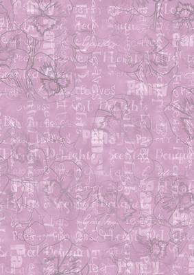Pansy, Lace and Pearls Matching Vellum