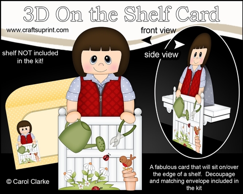 3D On the Shelf Card Kit - In the Garden - All is Blooming for Leanne