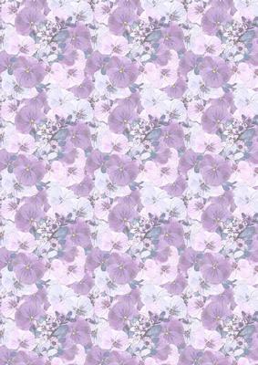 Spring Flowers and Lace Matching Vellum