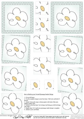 Flower Twisted Pyramage Sheet