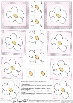 Flower Twisted Pyramage Sheet