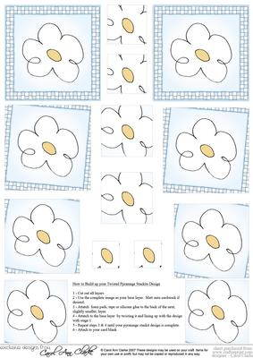 Flower Twisted Pyramage Sheet