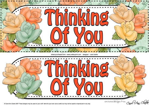 Large DL Time for Roses THINKING OF YOU 3D decoupage