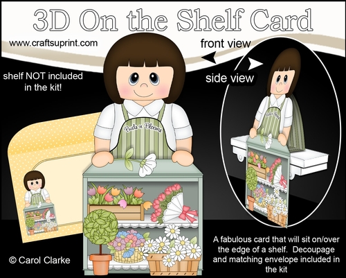 3D On the Shelf Card Kit - Little Buds n Blooms Florist Elizebeth