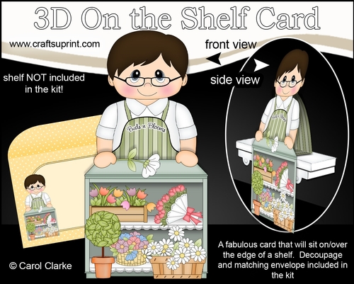 3D On the Shelf Card Kit - Little Buds n Blooms Florist Al