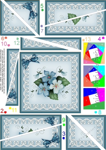 Pretty Viola Quick Card with Twisted Spiral Side Stacker