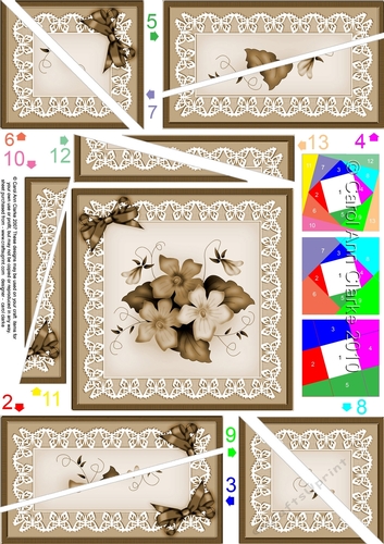 Pretty Viola Quick Card with Twisted Spiral Side Stacker