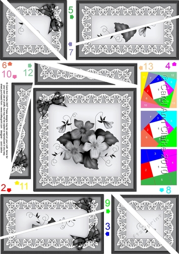 Pretty Viola Quick Card with Twisted Spiral Side Stacker