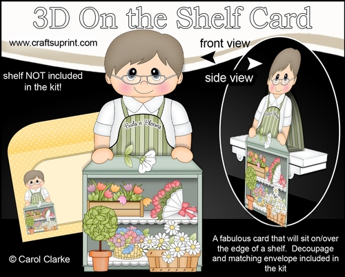 3D On the Shelf Card Kit - Little Buds n Blooms Florist Maurice