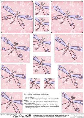 Dreamy Dragonfly Pyramage Sheet