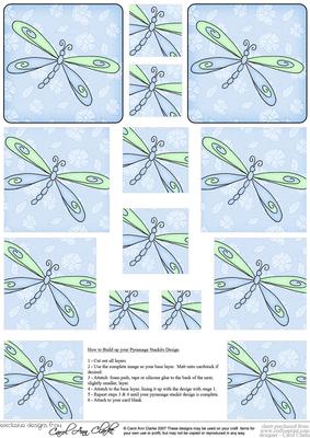 Dreamy Dragonfly Pyramage Sheet