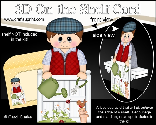 3D On the Shelf Card Kit - In the Garden - All is Blooming for Teen Everette