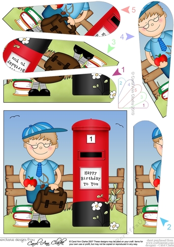 Boyz Boriz the Schoolboy Fan Pyramage Topper
