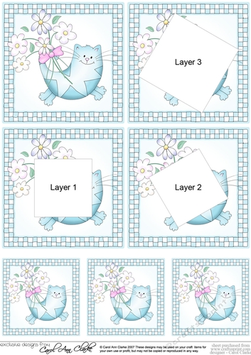 Cute Cat Twisted Tunnel Topper