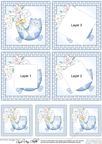 Cute Cat Twisted Tunnel Topper