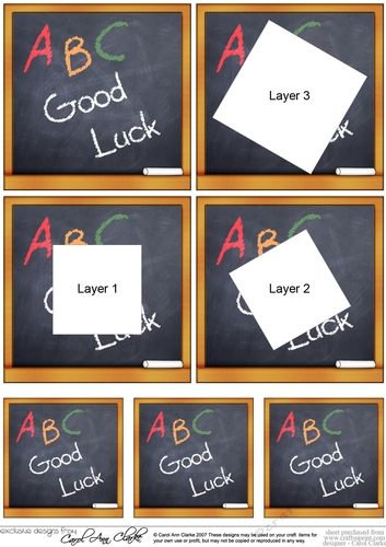 Good Luck!! Blackboard Twisted Tunnel Topper
