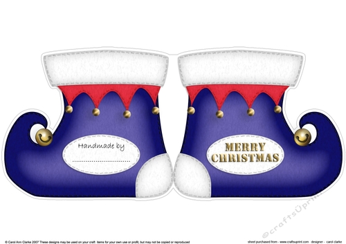 Christmas Stocking Shaped Card