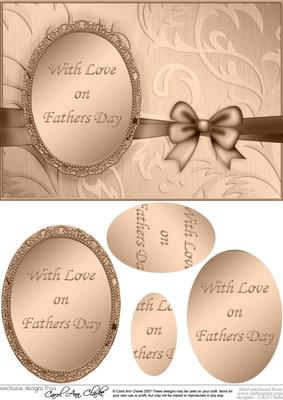 A5 Elegant Metallic Greeting Quick Card with Pyramage