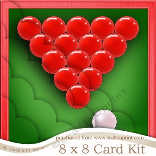 8 x 8 Snooker Kit with Scalloped Corners