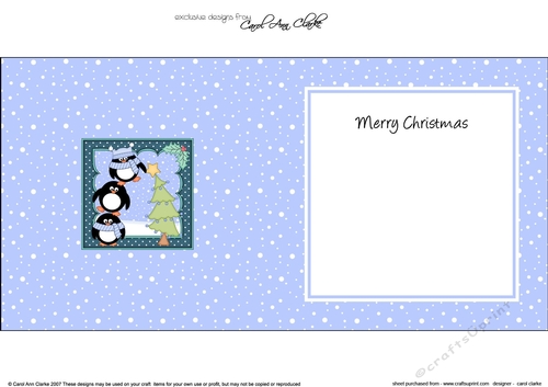 Christmas Pip Penguin & Friends put the Star on the Christmas Tree insert square landscape