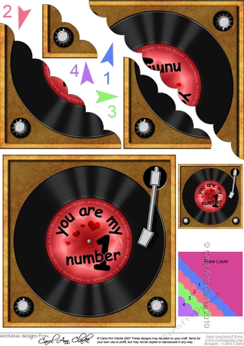 You are ny Number 1 Record Scallop Corner side stacker Topper