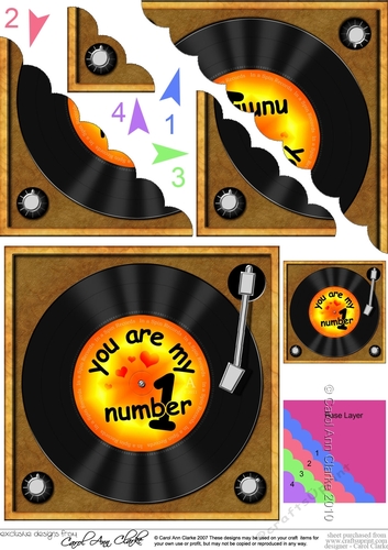 You are ny Number 1 Record Scallop Corner side stacker Topper