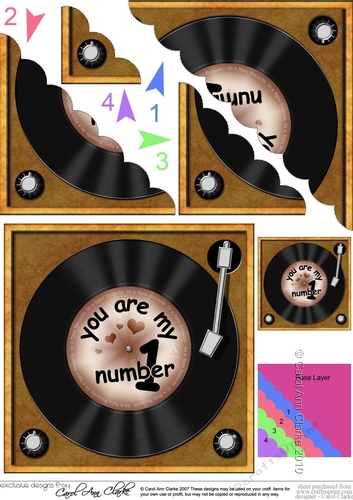 You are ny Number 1 Record Scallop Corner side stacker Topper