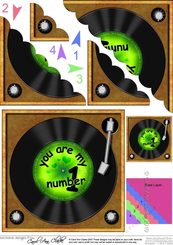 You are ny Number 1 Record Scallop Corner side stacker Topper