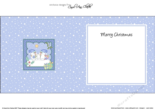 Christmas Snowball Sam is in Love insert square landscape