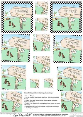 Pirates Ahoy!! Twisted Pyramage Sheet