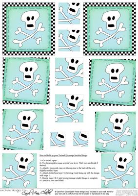 Pirates Ahoy!! Twisted Pyramage Sheet