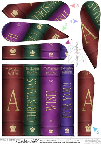 A Christmas Wish for You Christmas Books Fan Pyramage Topper