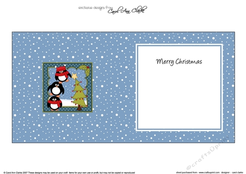 Christmas Pip Penguin & Friends add the Star to the Tree insert square landscape
