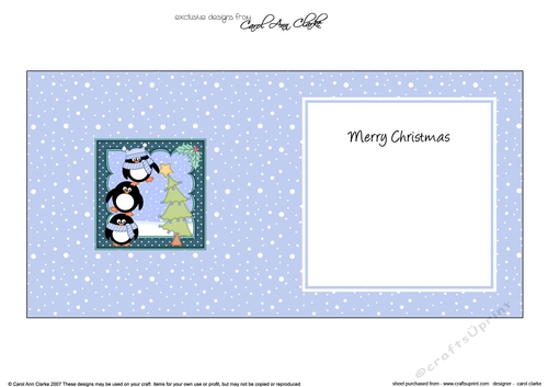 Christmas Pip Penguin & Friends add the Star to the Tree insert square landscape