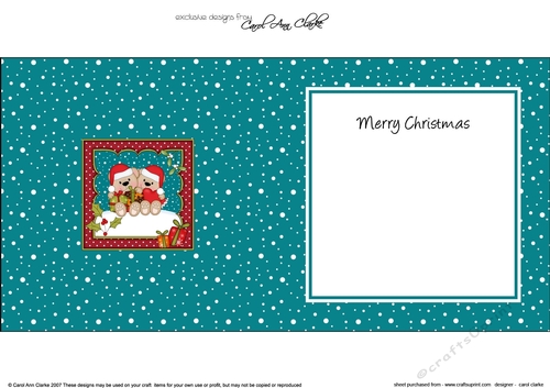 Christmas Angel Livvy Bear is in Love insert square landscape