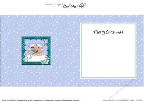 Christmas Angel Livvy Bear is in Love insert square landscape