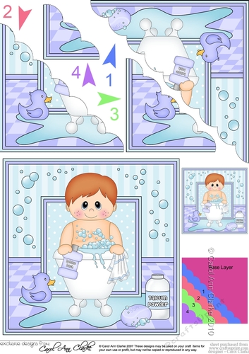 Cute Little Toddler Bathtub Buddies Scalloped Corner Stacker
