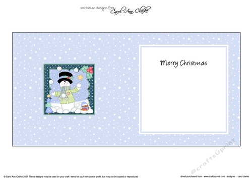 Christmas Snowman Rio is Juggling Snowballs insert square landscape