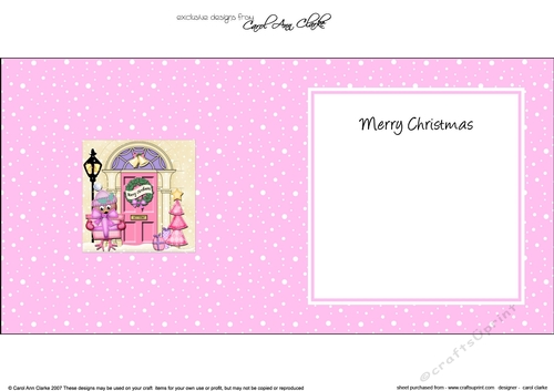 Cute Little Robin at the Christmas Door matching insert square landscape