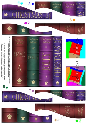 Have a Holly Jolly Christmas Books Wavy Spiral Side Stacker