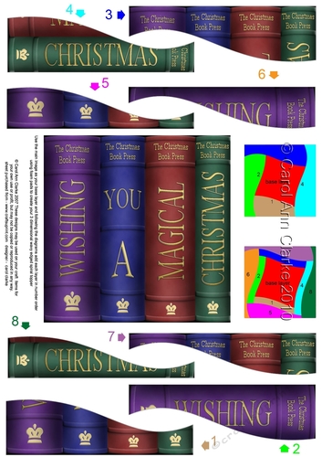 Wishing You a Magical Christmas Wavy Spiral Side Stacker