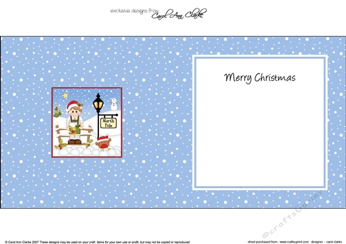 Cute Christmas Lederhosen Boy is at the North Pole insert square landscape