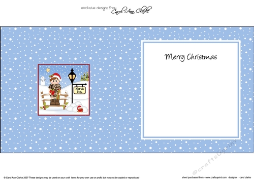 Little Christmas Soldier is at the North Pole insert square landscape
