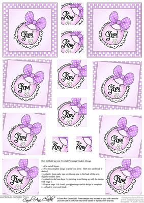 New Baby Girl Twisted Pyramage Sheet