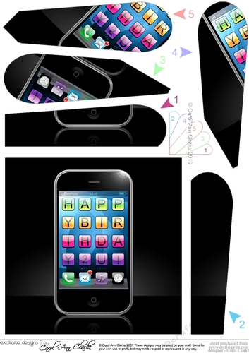 Smart Phone Fan Pyramage Topper