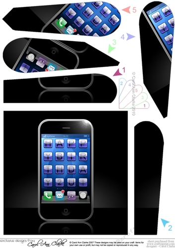 Smart Phone Fan Pyramage Topper