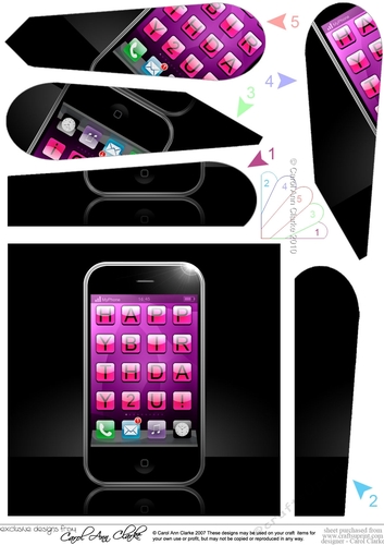 Smart Phone Fan Pyramage Topper