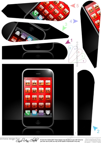 Smart Phone Fan Pyramage Topper
